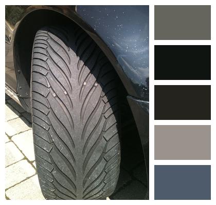 Car Wheel Tyre Pattern Image